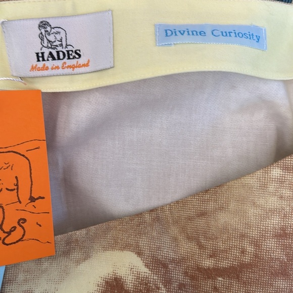 NWT Hades UK Vintage Pattern Style A-Line Skirt Large - Picture 7 of 8